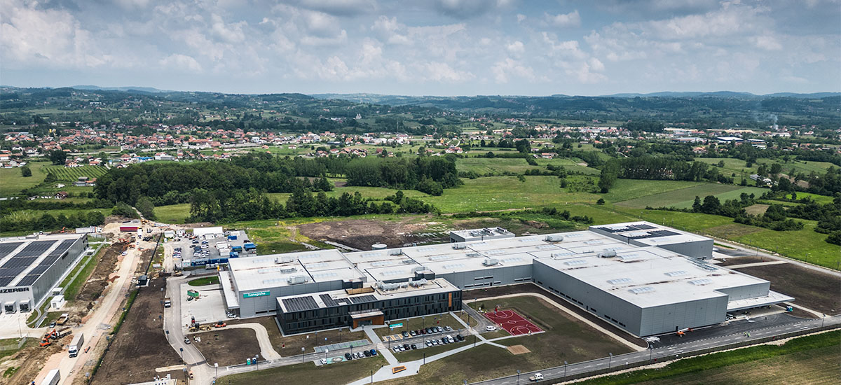 Hansgrohe industrial complex in Valjevo, where Oktopaz renders technical inspection and acceptance of the facility - banner