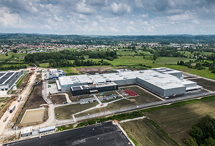 Hansgrohe industrial complex in Valjevo, where Oktopaz renders technical inspection and acceptance of the facility - thumbnail